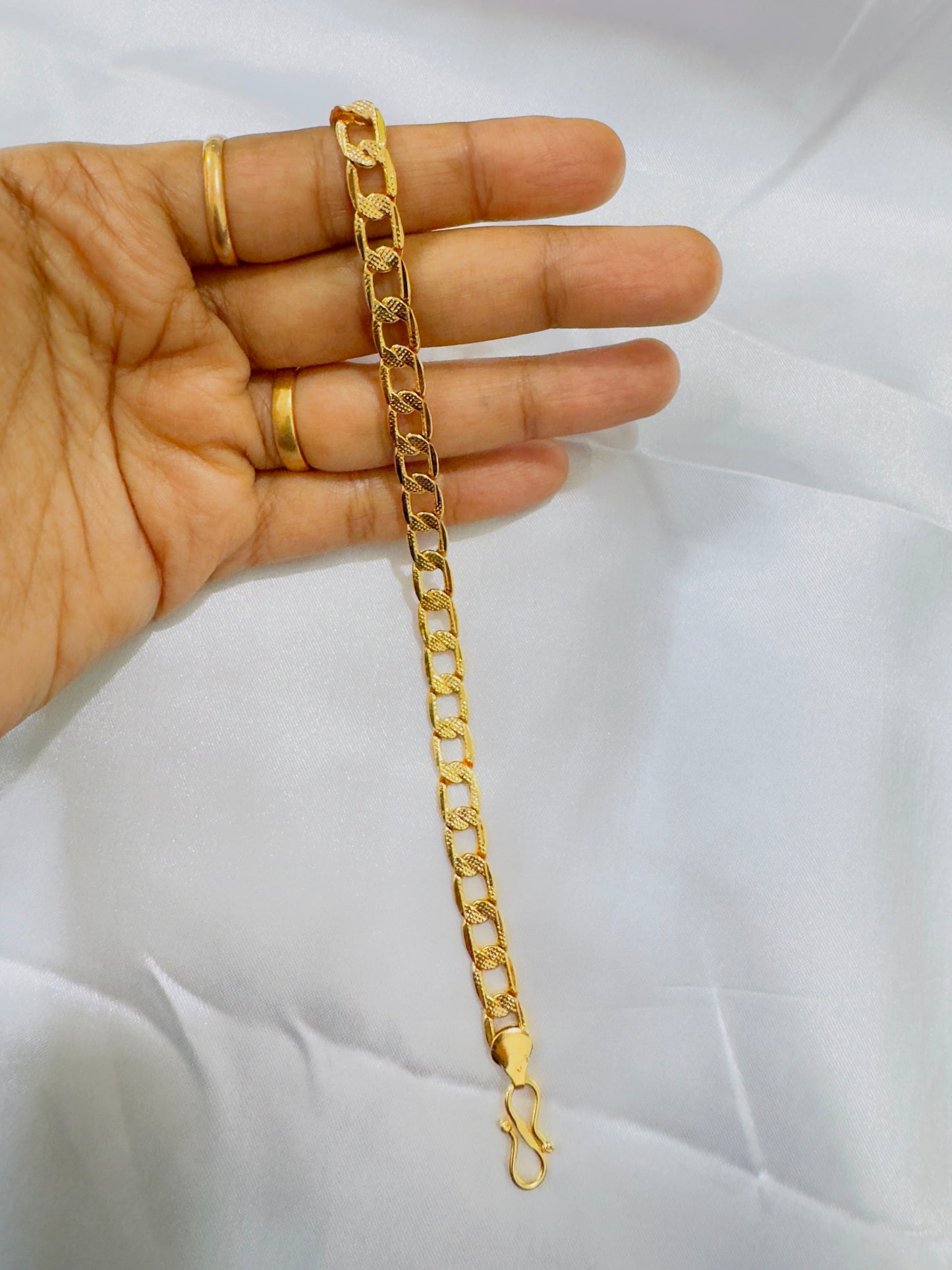 Panchaloham polished men’s bracelet