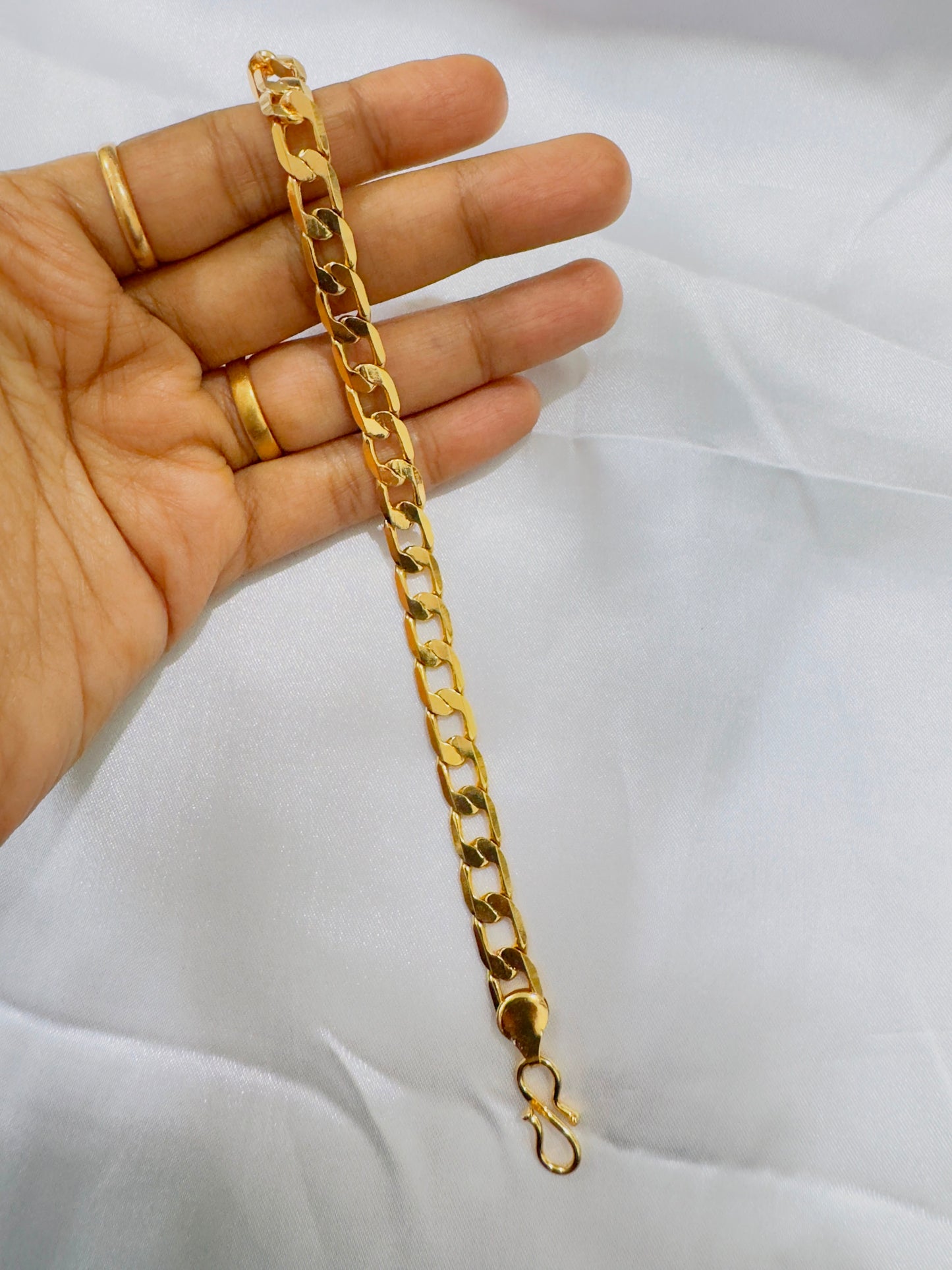 Panchaloham polished men’s bracelet