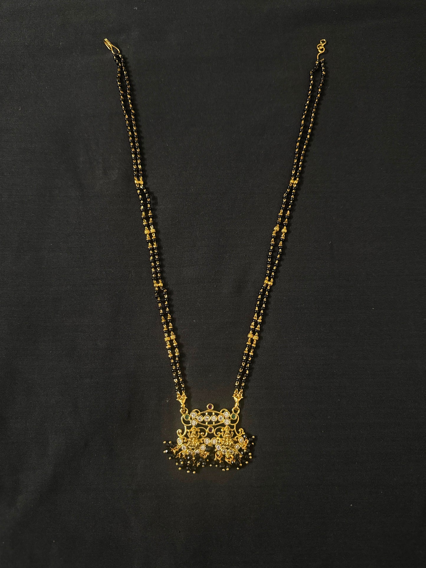 20 inch black beads