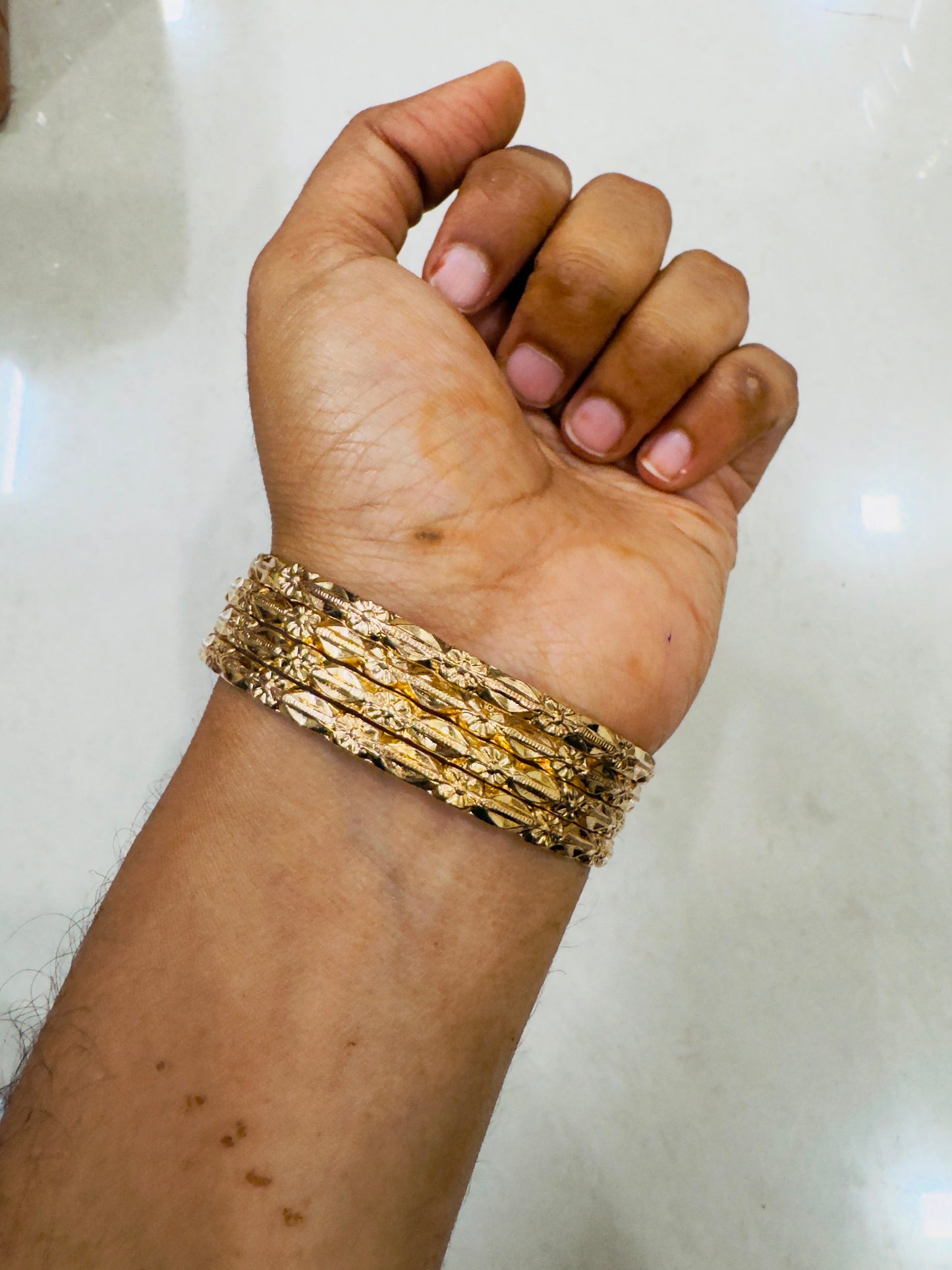 Panchaloham Broad Bangles