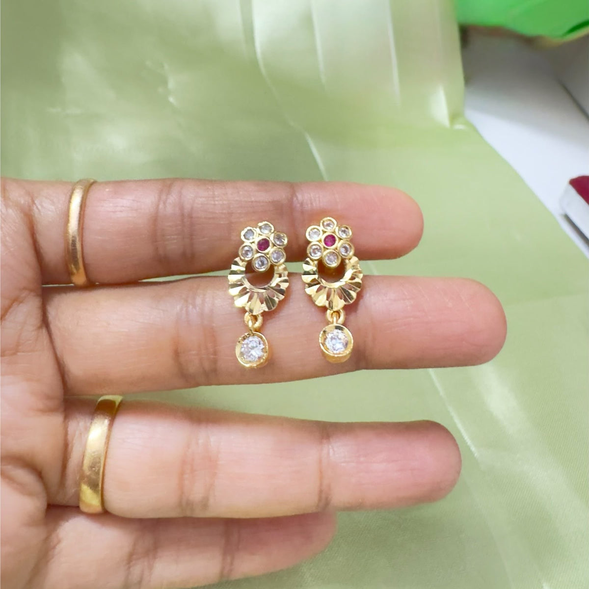 Panchaloham earrings