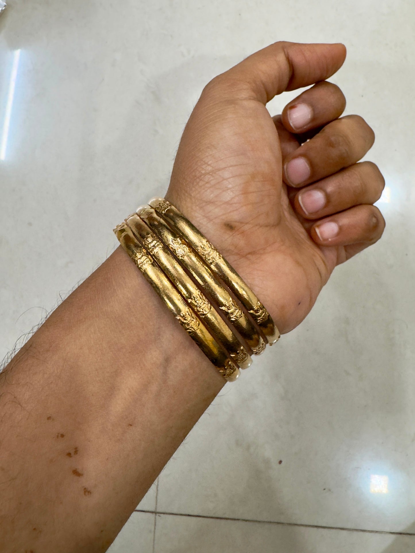 Panchaloham Broad Bangles