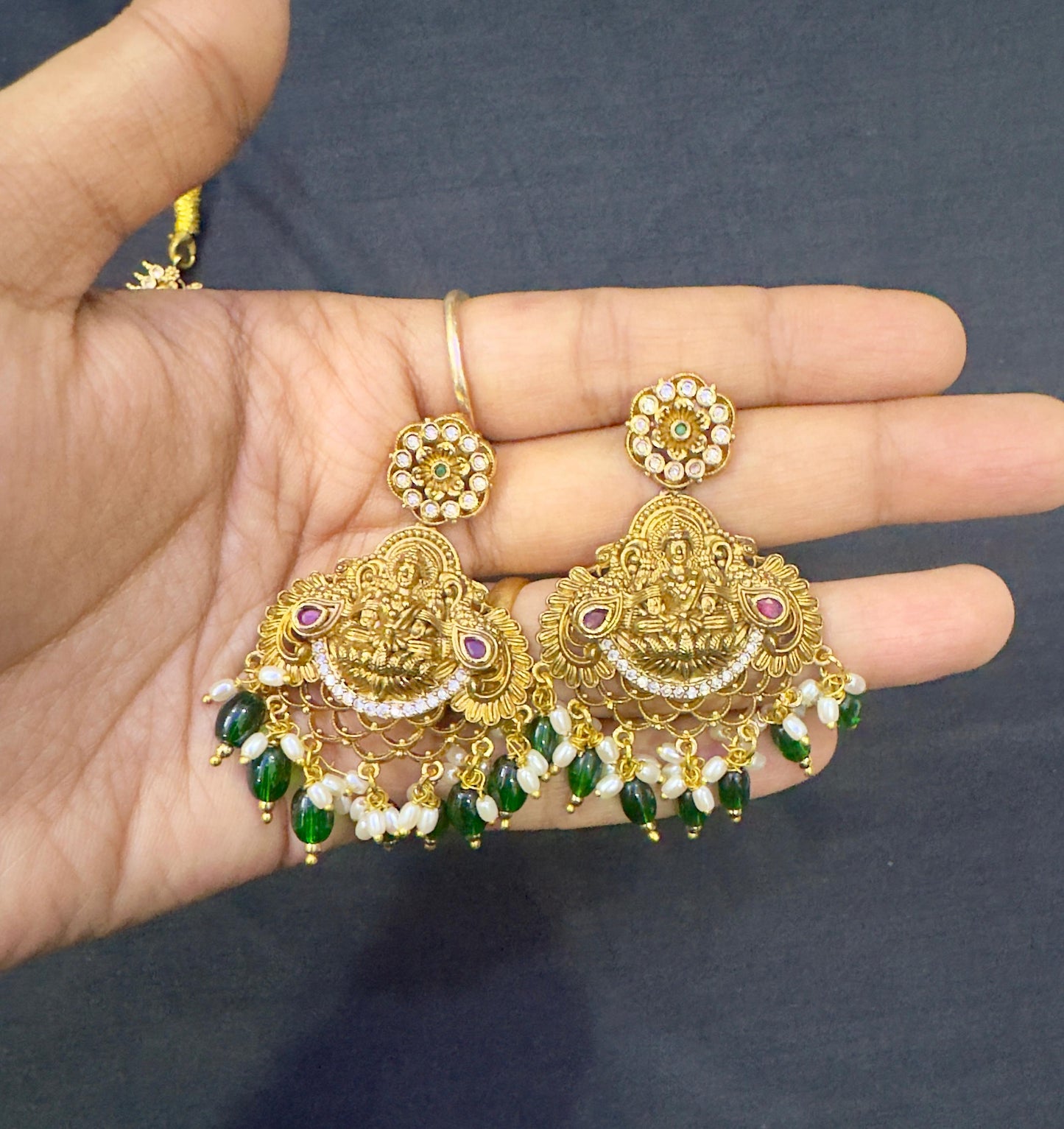 High quality nakshi neckset