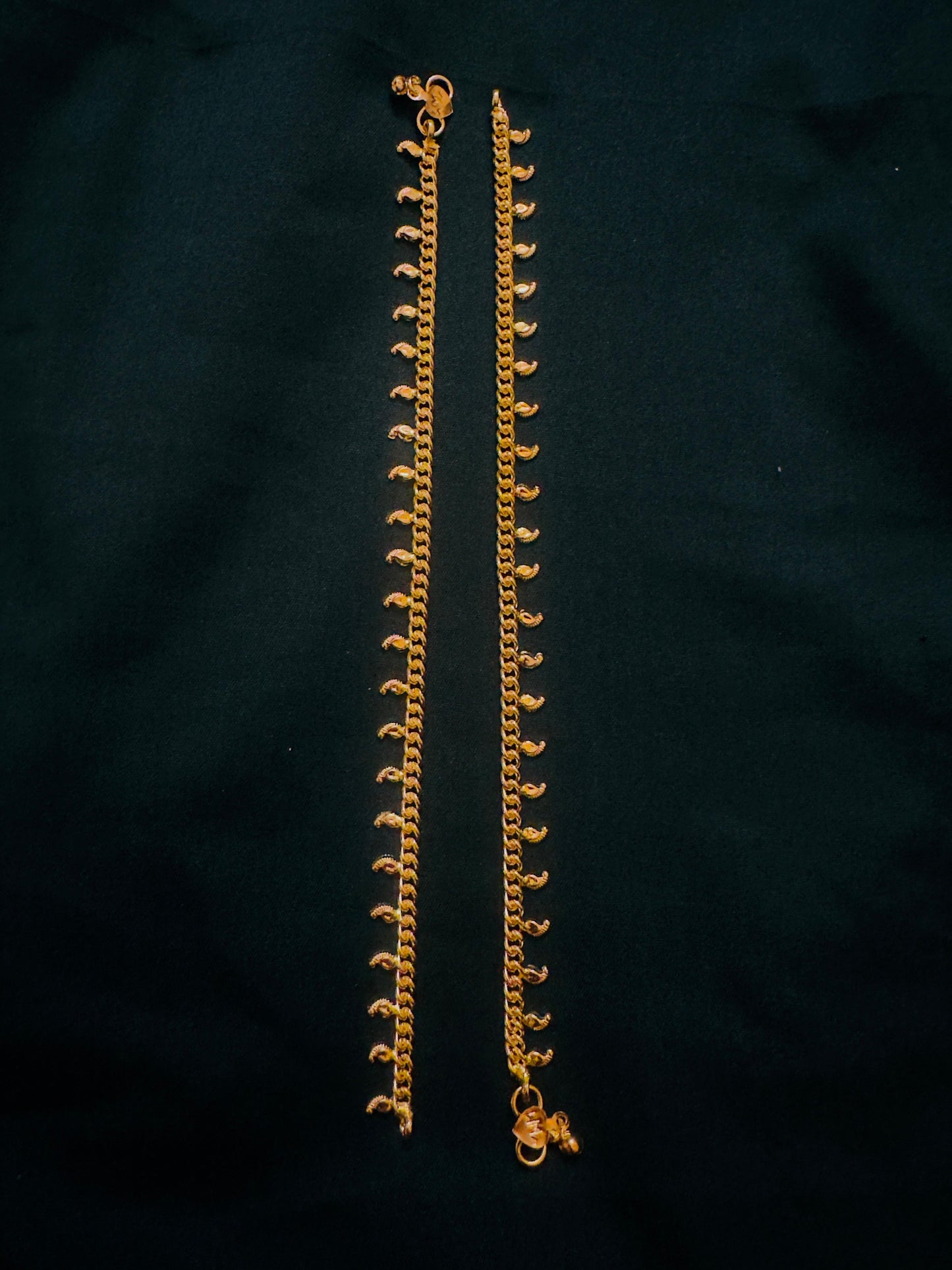 Pure panchaloham unpolished anklets