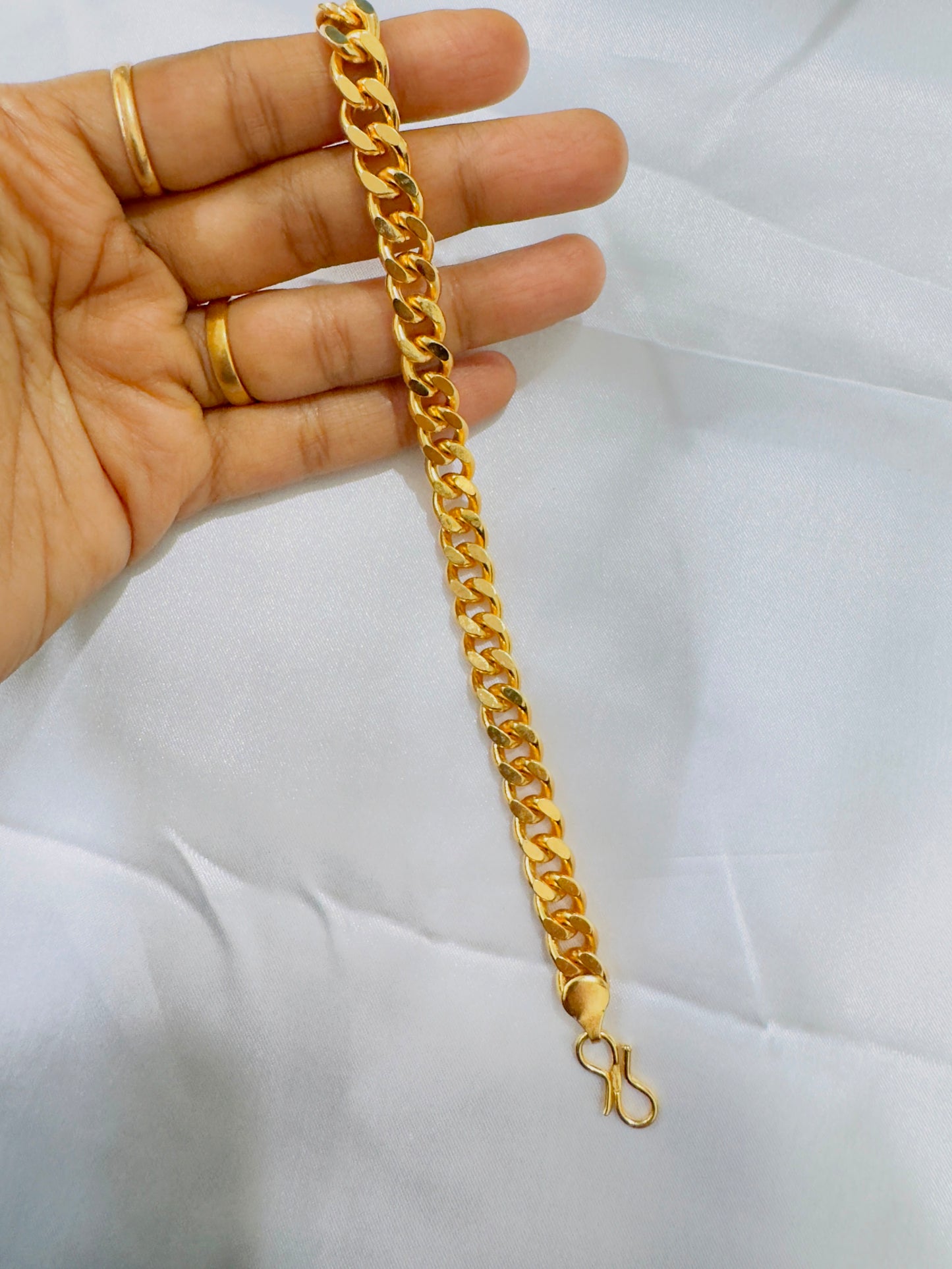 Panchaloham polished men’s bracelet