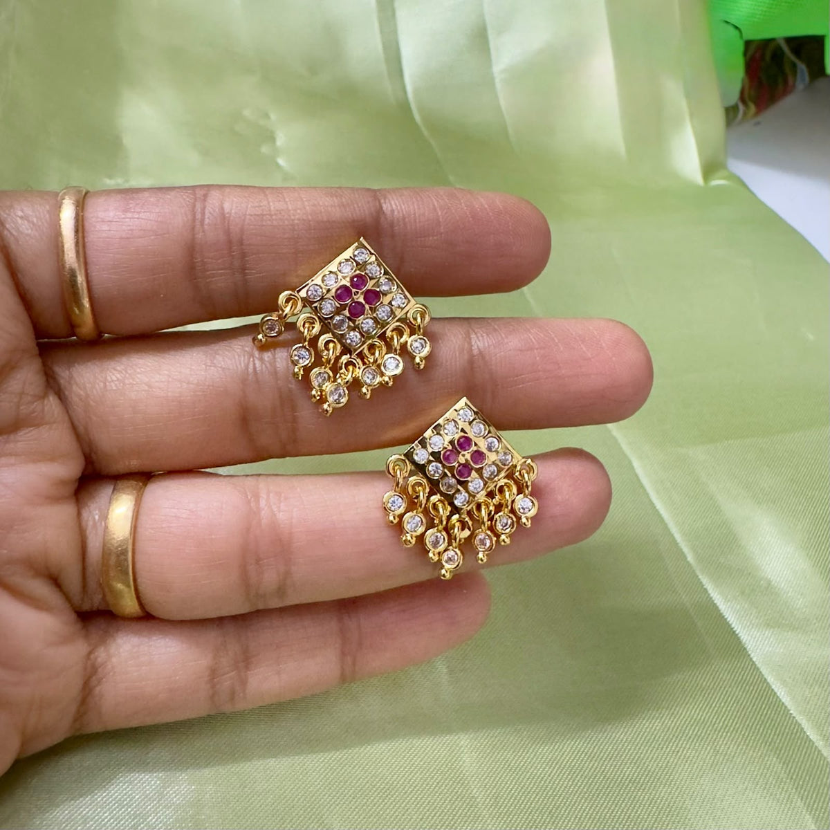 Panchaloham earrings