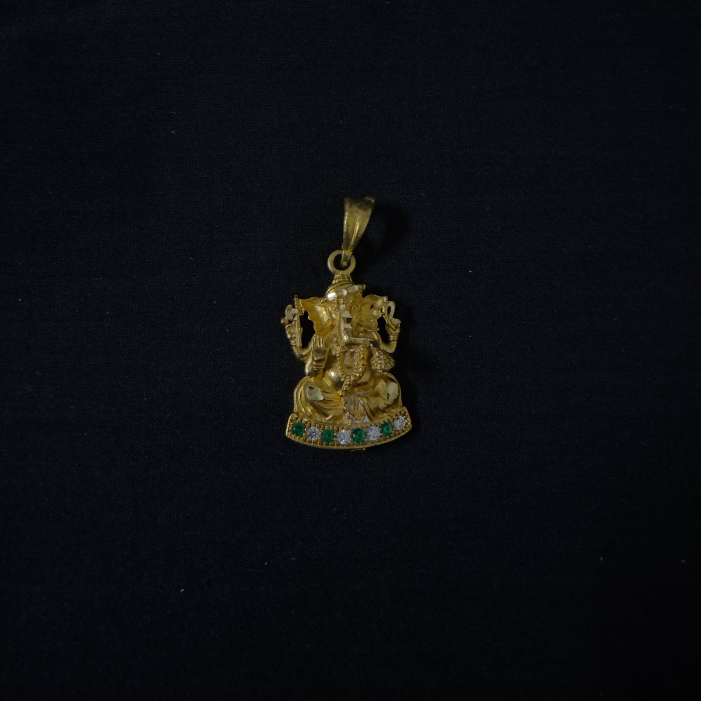 Panchaloham Ganesh pendant unpolished