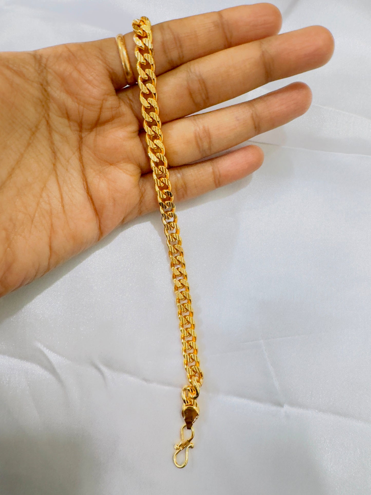 Panchaloham polished men’s bracelet