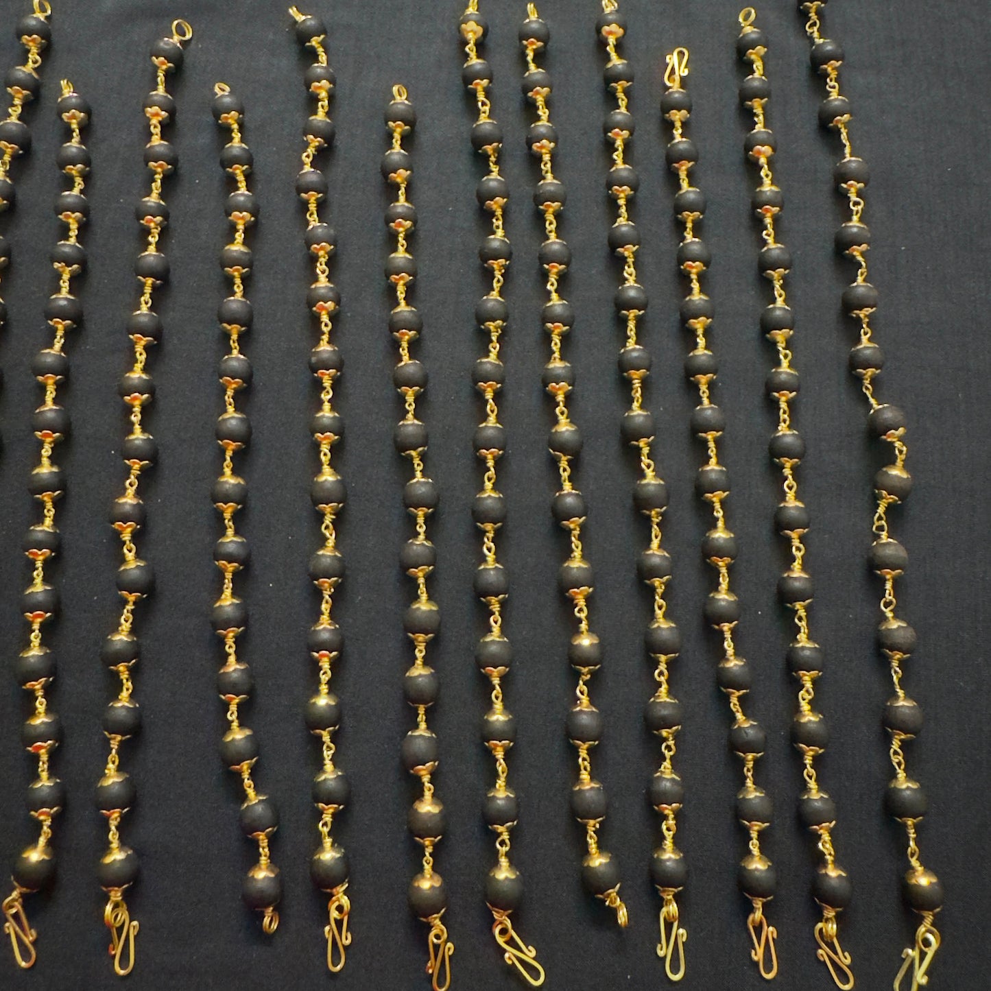 Karungali bracelet- Panchaloham unpolished