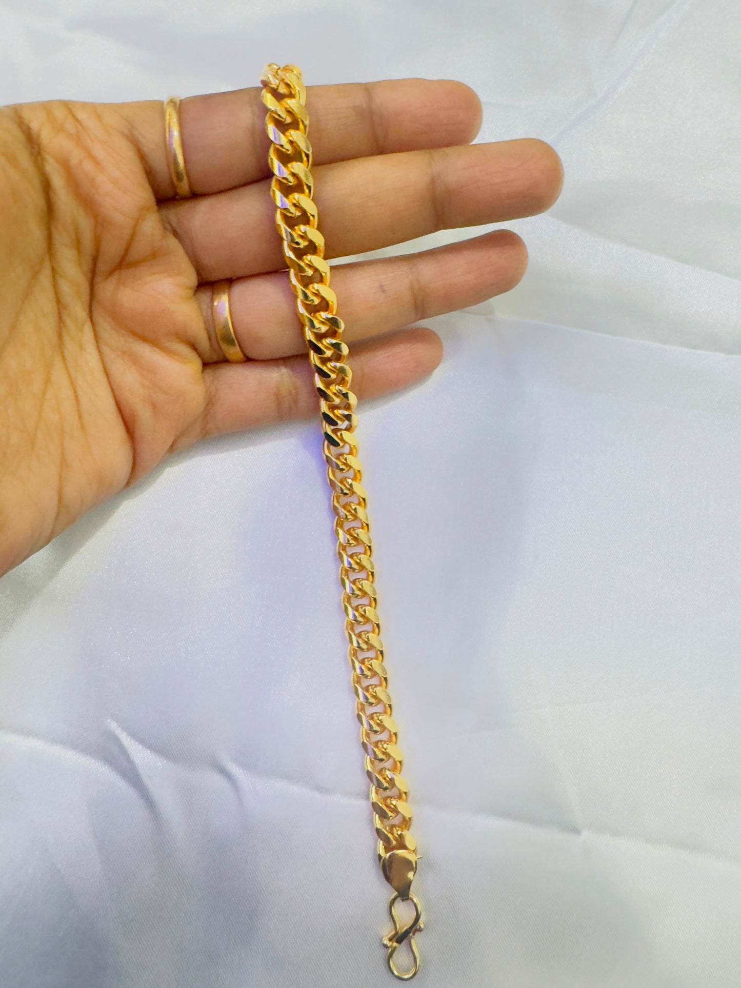 Panchaloham polished men’s bracelet