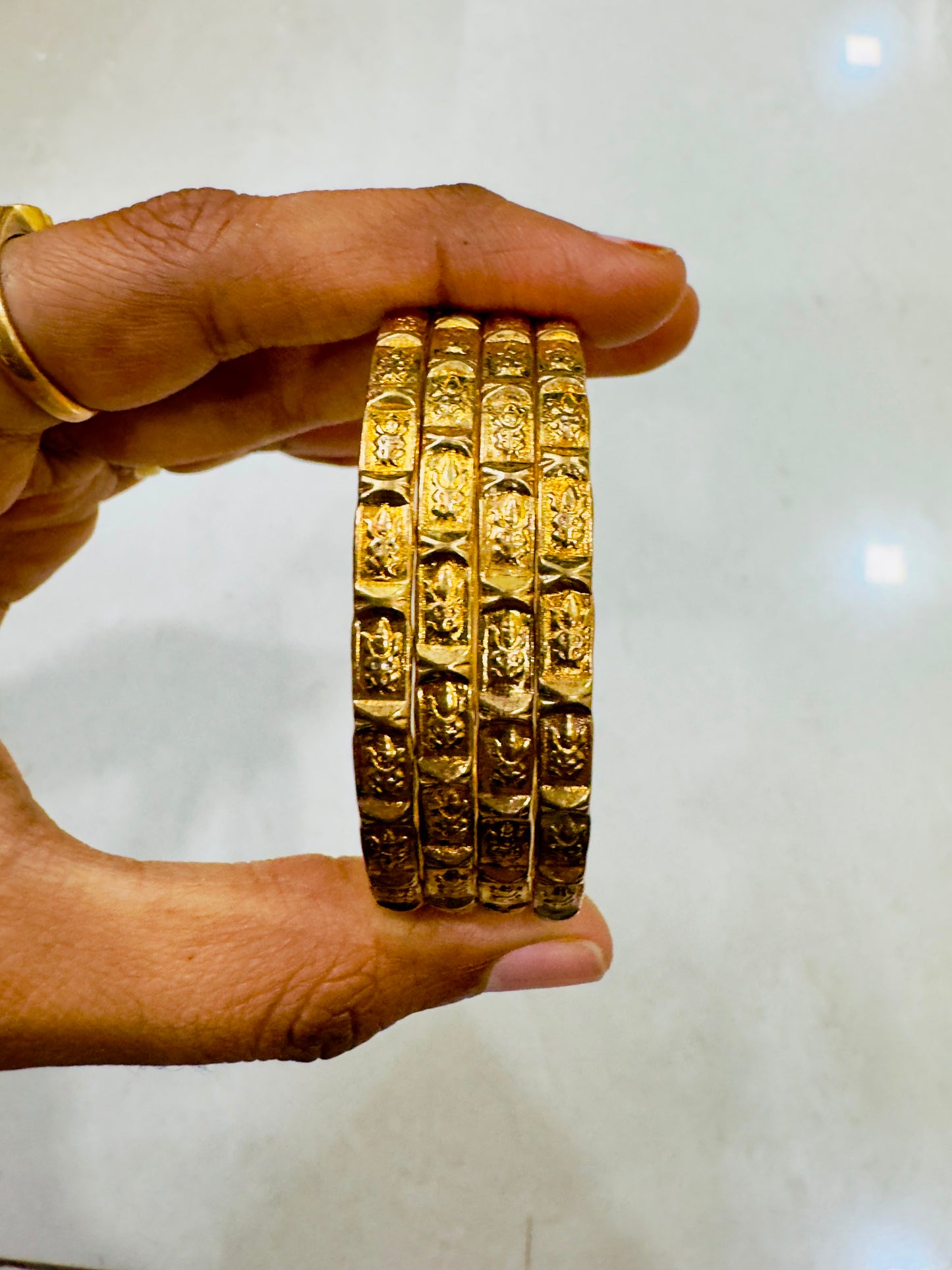 Panchaloham Broad Bangles