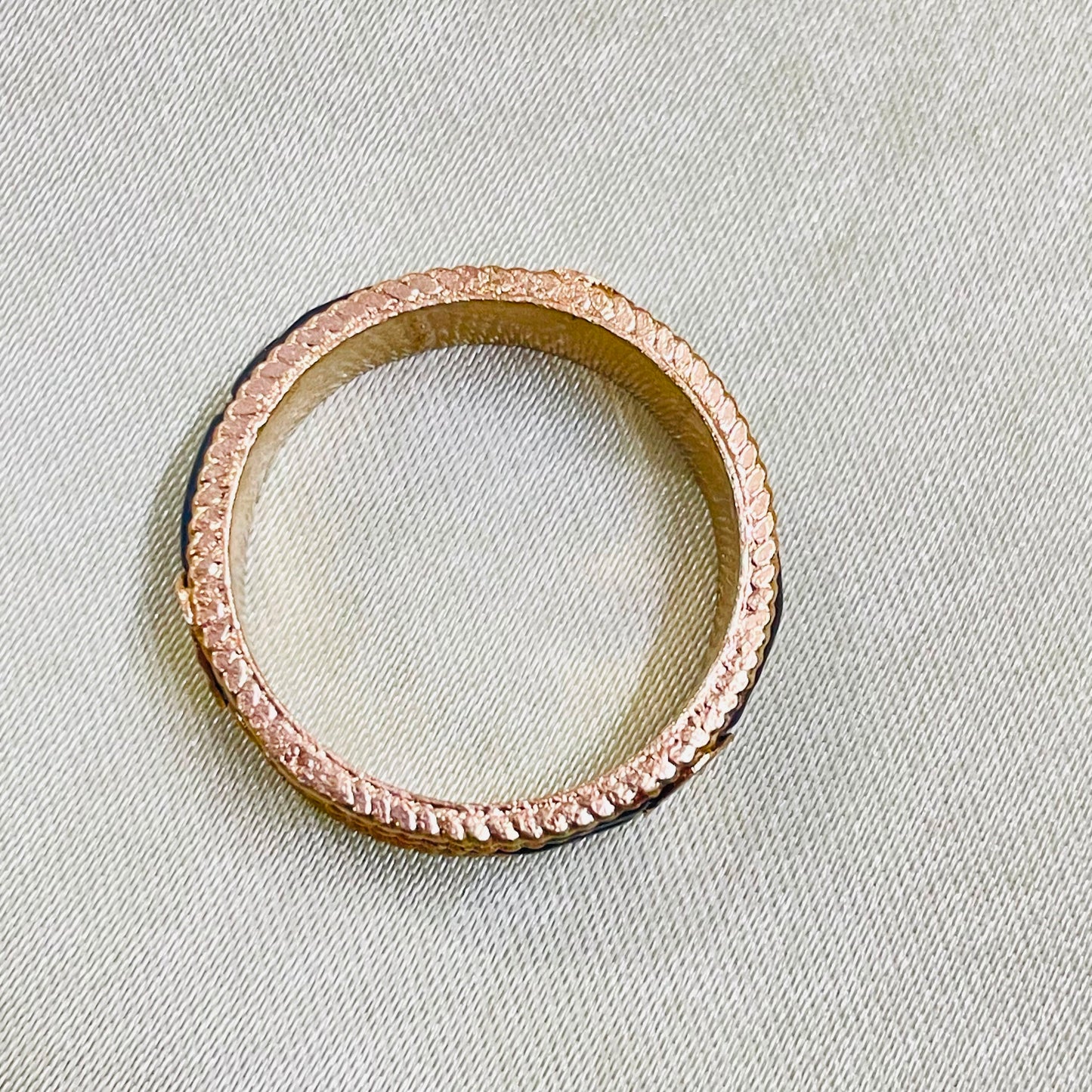 Panchaloham elephant hair ring