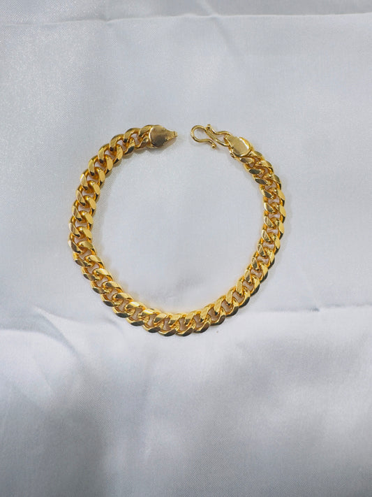 Panchaloham polished men’s bracelet