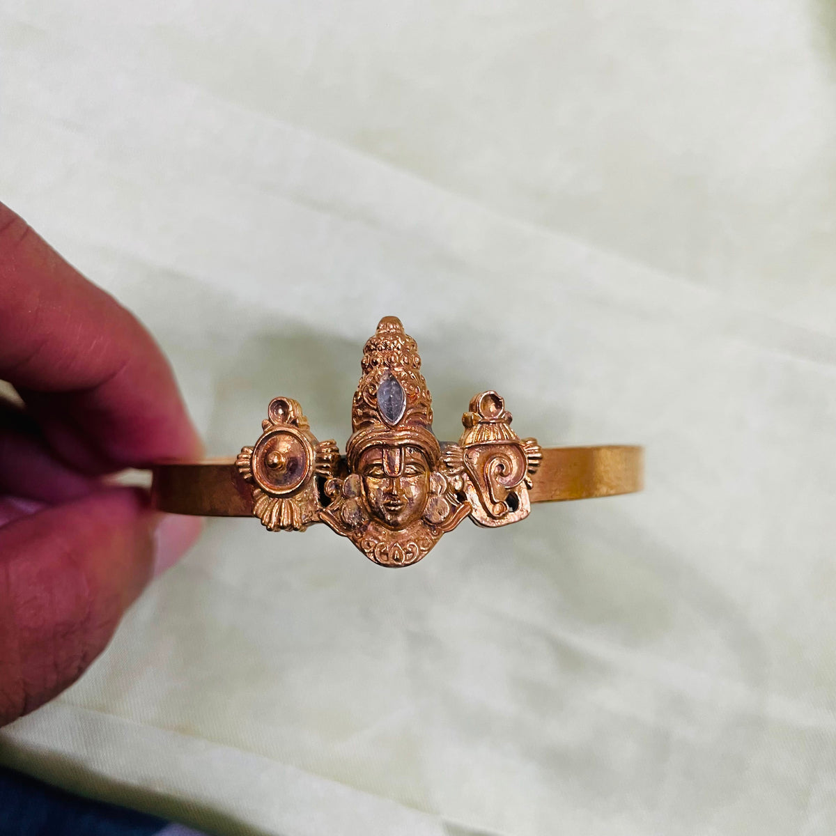 Panchaloham unpolished BALAJI kada