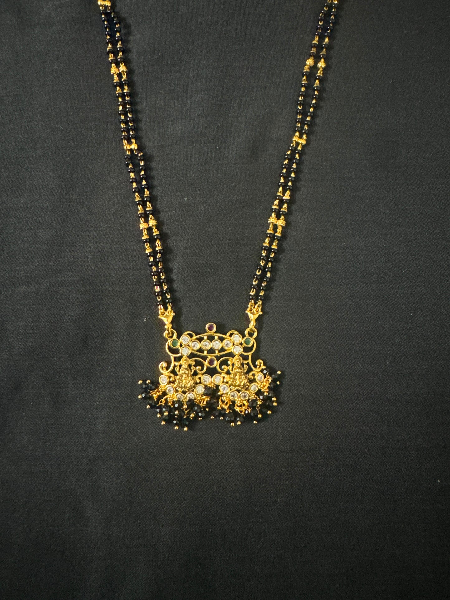 20 inch black beads