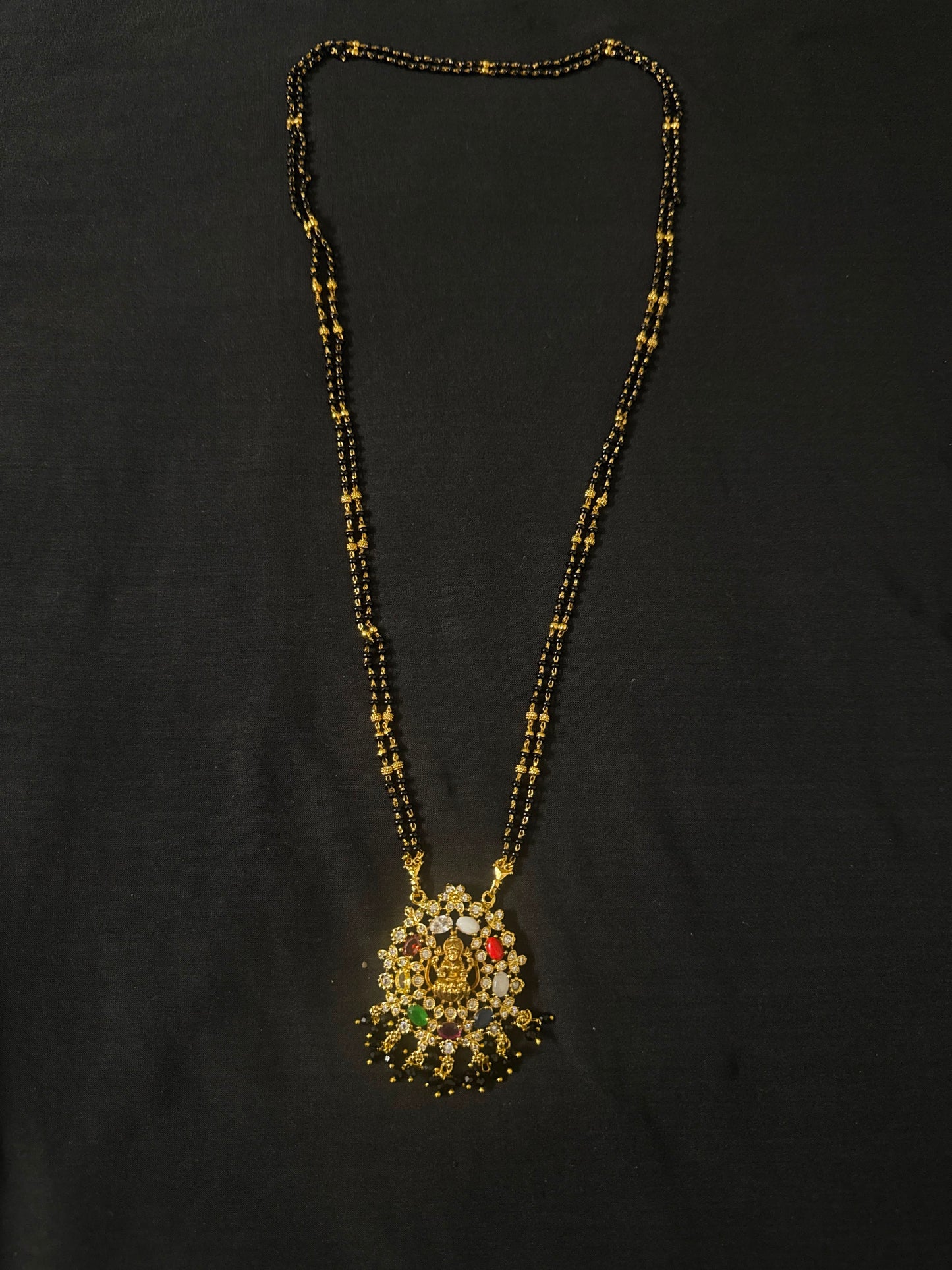 Long black beads -26 inch