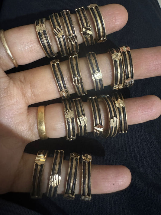 Panchaloham elephant hair ring
