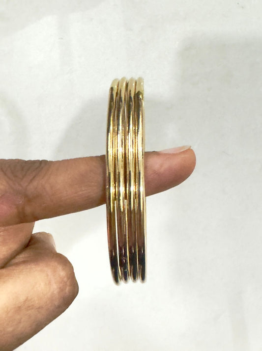 Pure panchaloham unpolished Bangles - Thin