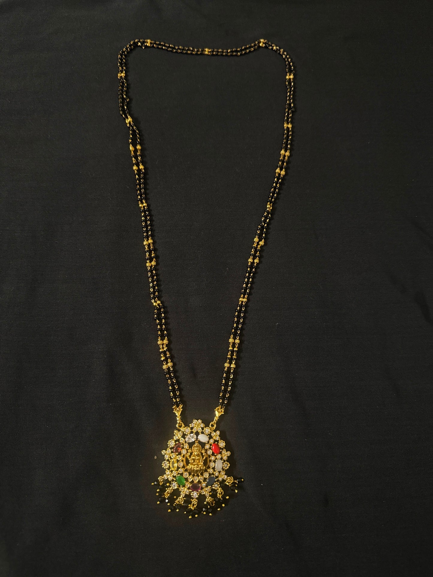 Long black beads -26 inch