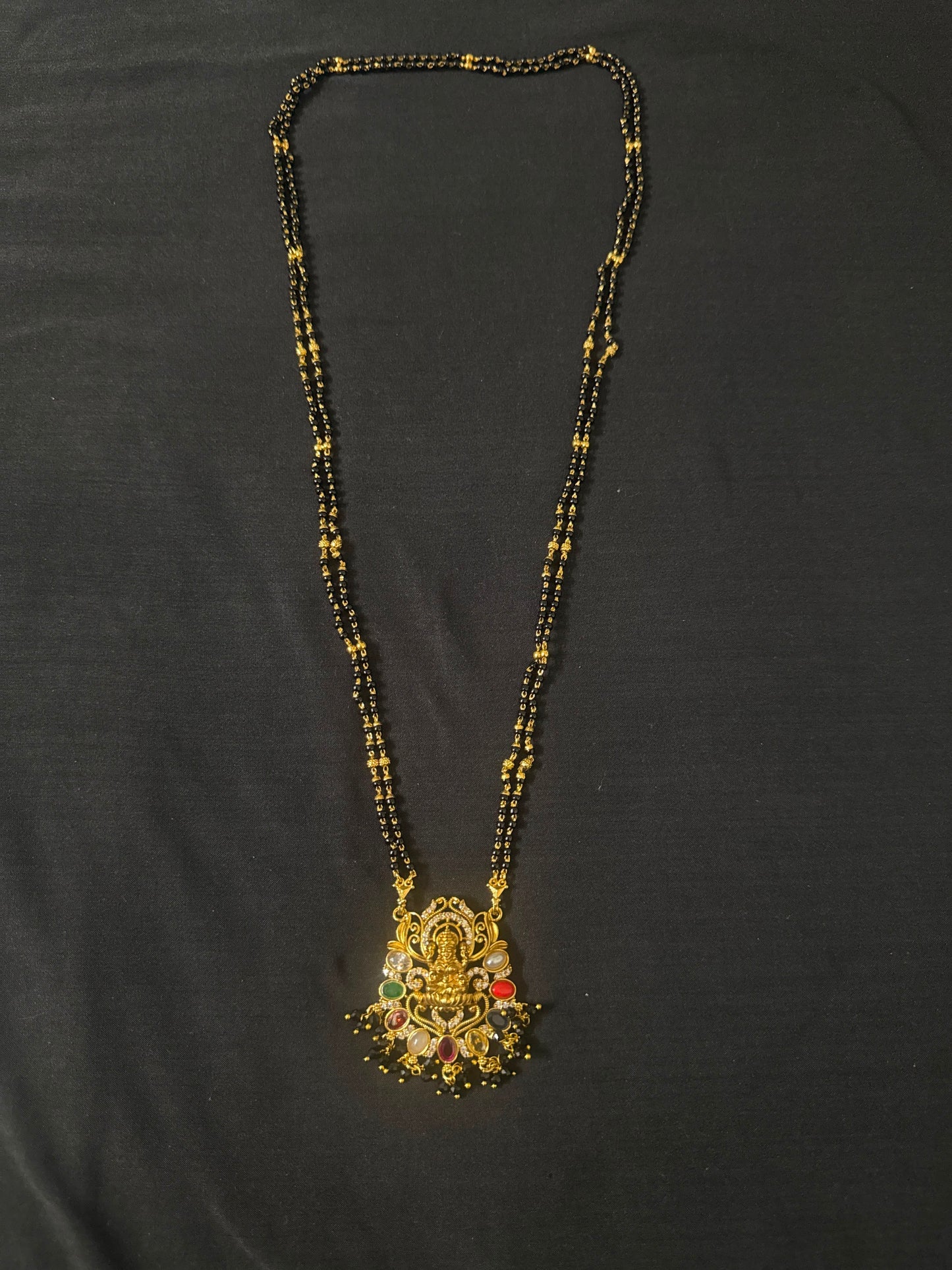 Long black beads-26 inch