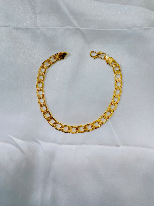 Panchaloham polished men’s bracelet
