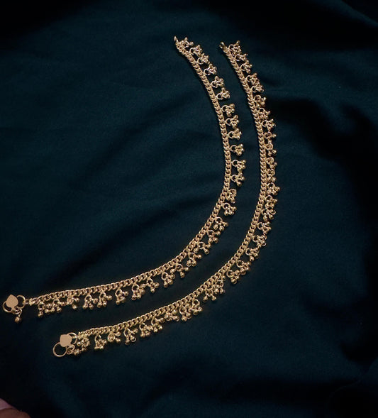 Pure panchaloham unpolished anklets