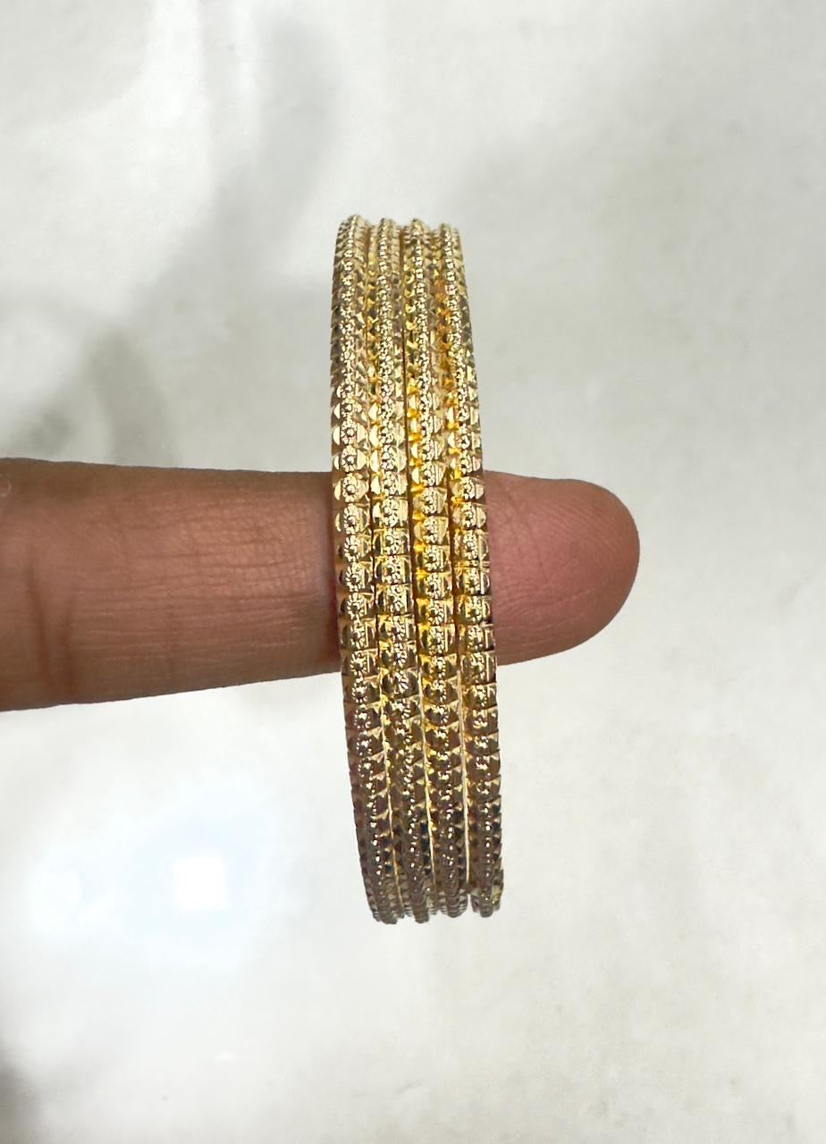 Pure panchaloham unpolished Bangles - Thin