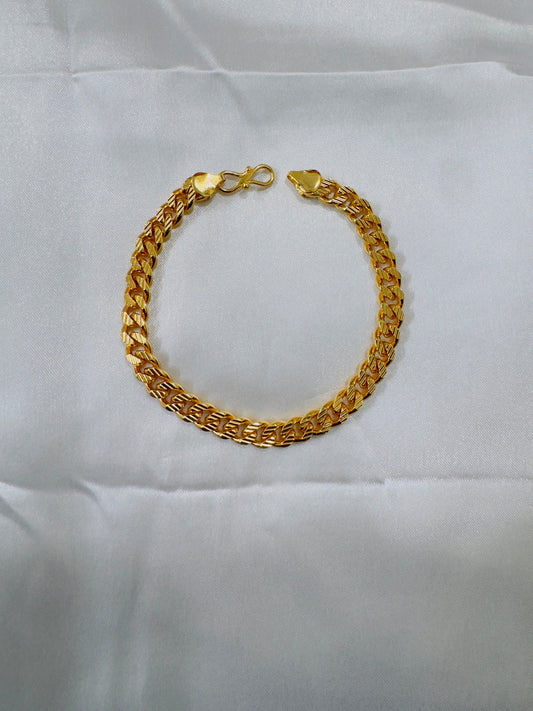Panchaloham polished men’s bracelet