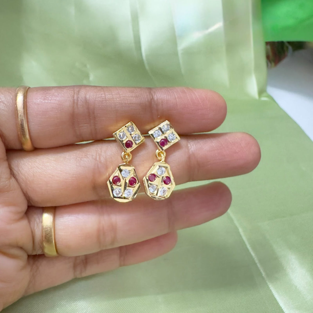 Panchaloham earrings