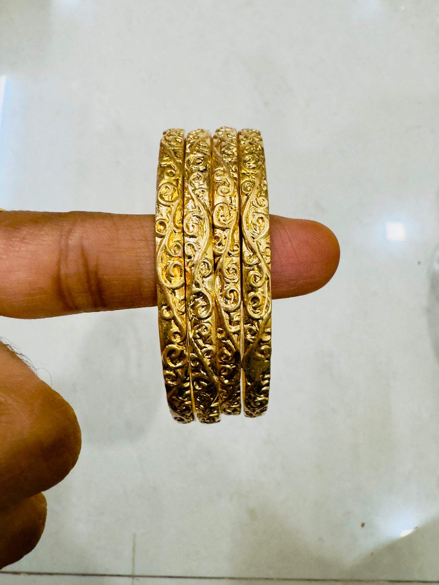 Panchaloham Broad Bangles