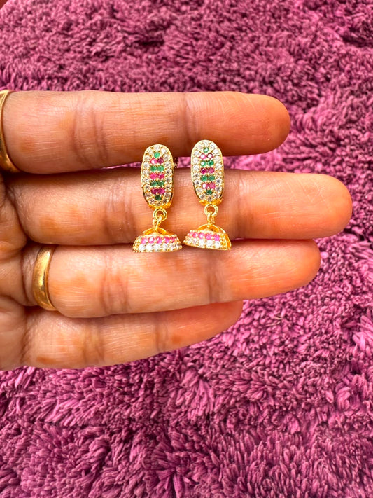 Panchaloham jhumka small size