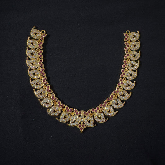 Panchaloham mango necklace back closed