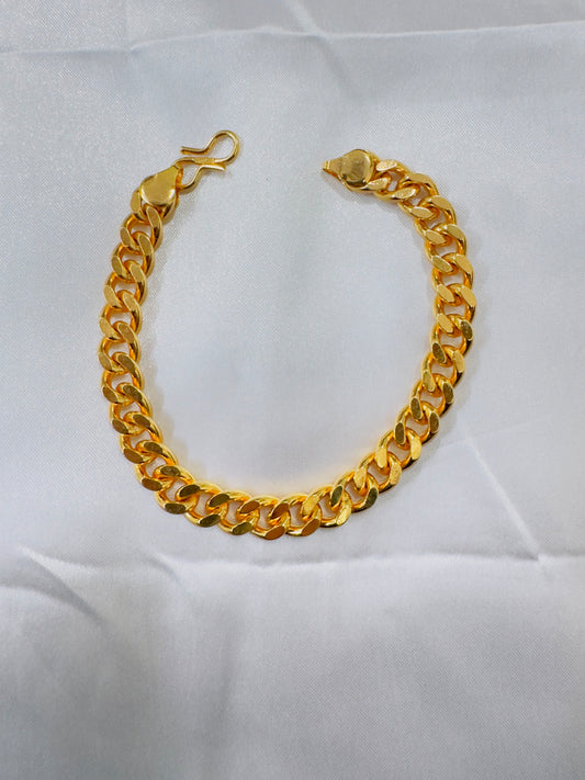 Panchaloham polished men’s bracelet