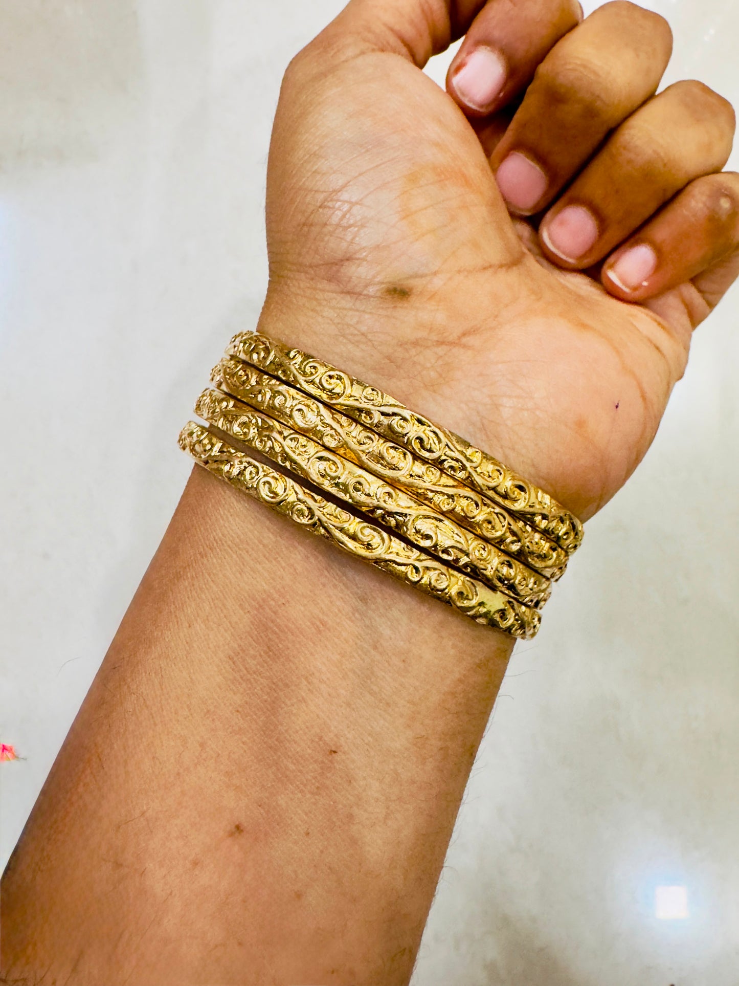 Panchaloham Broad Bangles