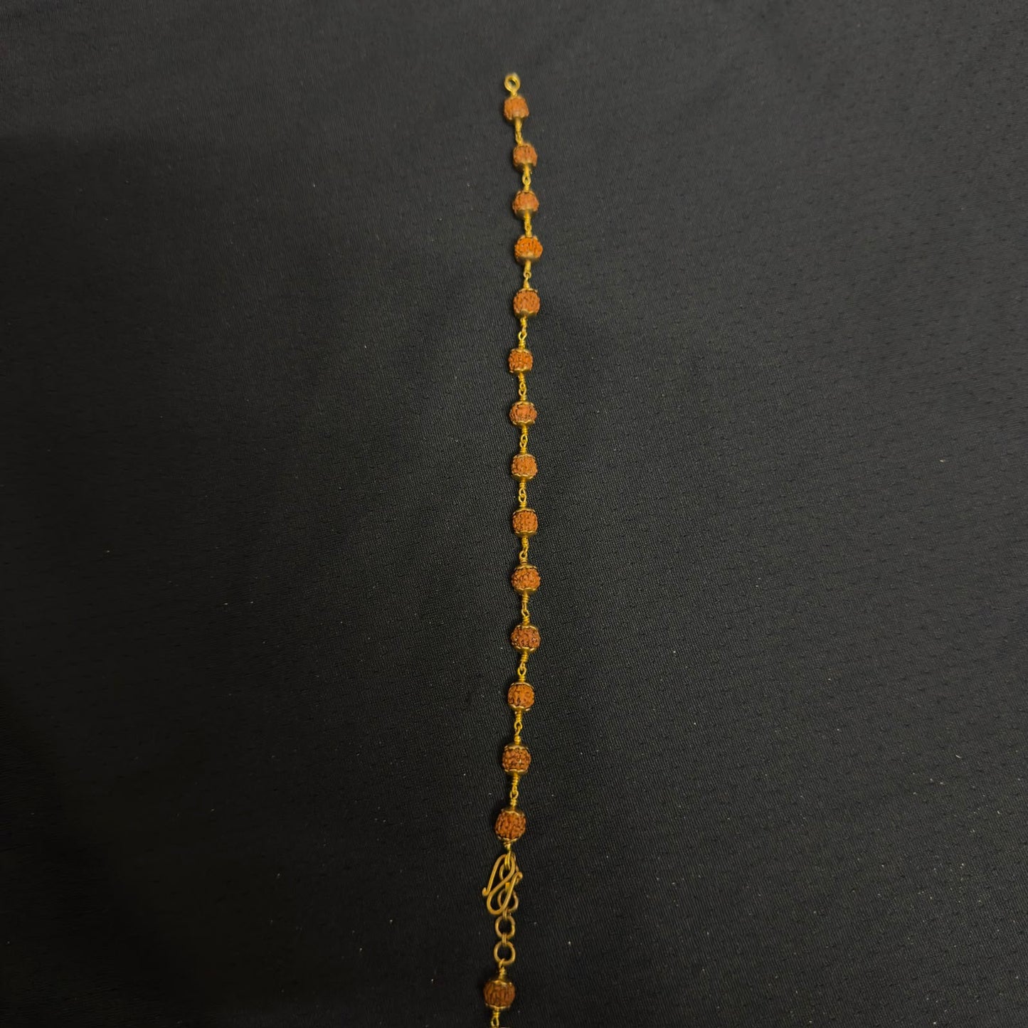 Panchaloham unpolished rudraksha bracelet