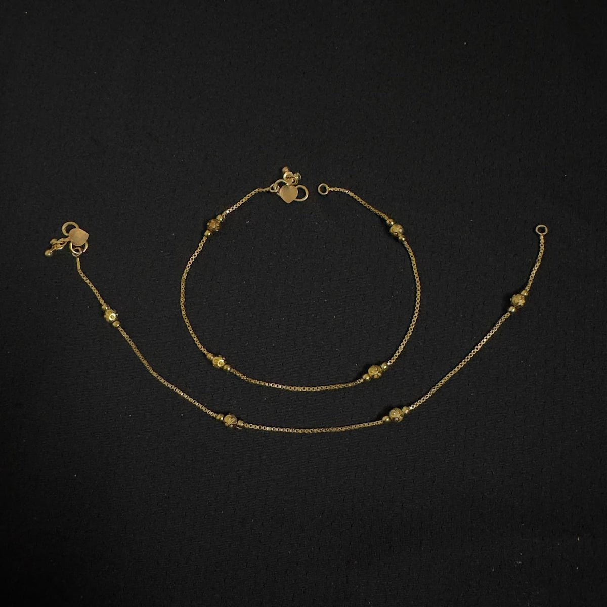 Panchaloham unpolished anklets PANK002