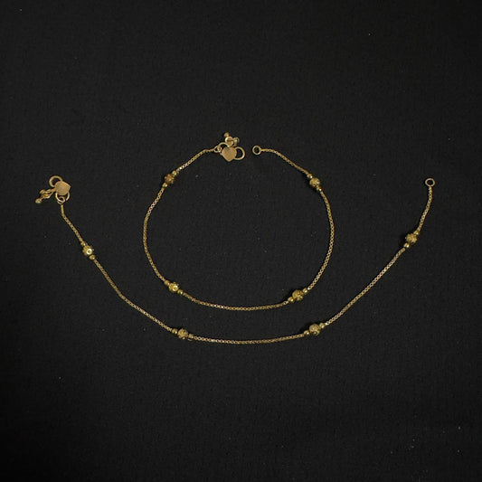 Panchaloham unpolished anklets PANK002