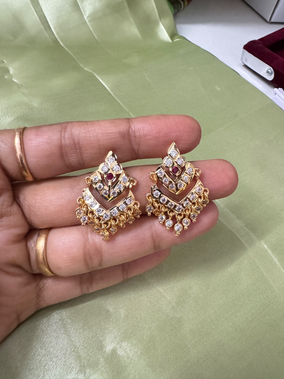 Panchaloham earrings